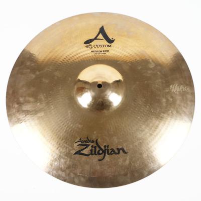 【中古】ライドシンバル ジルジャン ZILDJIAN A CUSTOM MEDIUM RIDE 20インチ