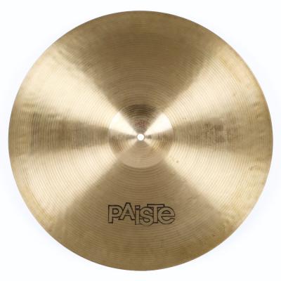 【中古】 ライドシンバル パイステ PAISTE Formula 602 MEDIUM RIDE 18インチ 1970s ビンテージシンバル 本体画像 裏