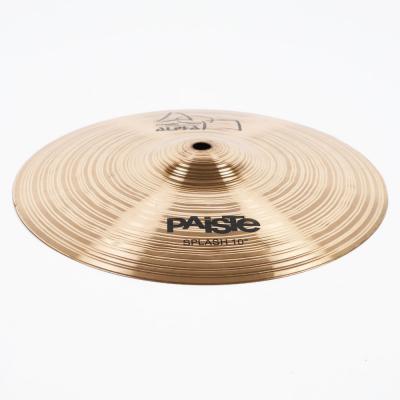 【中古】 スプラッシュシンバル パイステ PAISTE ALPHA Thin Splash 10インチ 本体画像 斜め