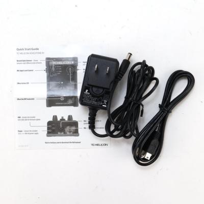 【中古】 リバーブエフェクター ボイストーン TC-HELICON VoiceTone R1 ボーカル用エフェクター 付属品画像