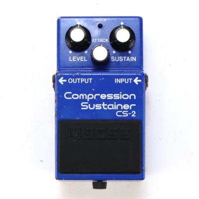 【中古】コンプレッサー エフェクター BOSS CS-2 Compression Sustainer Made in Japan ギターエフェクター