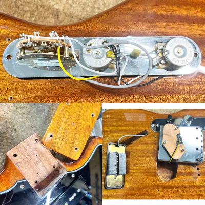 【中古】 エレキギター Fender Made in Japan Mahogany Offset Telecaster Rosewood Fingerboard Natural 2017年製 RADWINMP 野田洋次郎氏 「ACE」のインスパアドモデル 内部