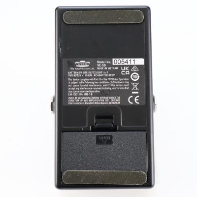 【中古】 VOX SILK DRIVE VE-SD ギターエフェクター オーバードライブ 裏面