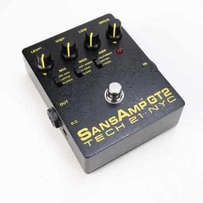 【中古】 TECH21 SansAmp GT2 アンプシミュレーター ギターエフェクター 側面