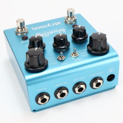 【中古】リバーブ strymon blueSky Gen1 リバーブ ストライモン ギターエフェクター 本体画像 斜め