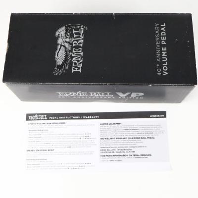 【中古】 ERNIE BALL 40TH ANNIVERSARY VOLUME PEDAL #6110 ボリュームペダル 付属品