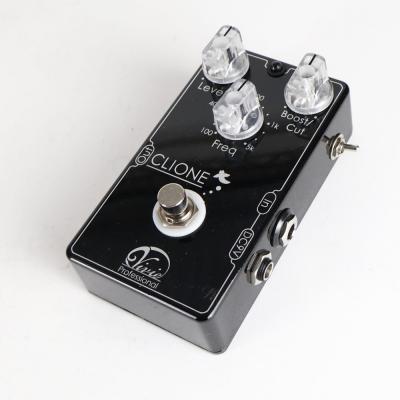 【中古】クリーンブースター エフェクター Vivie CLIONE クリオネ クリーンブースター バッファー ギターエフェクター 側面