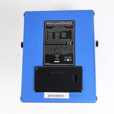 【中古】 ノイズリダクション エフェクター Rocktron HUSH THE PEDAL 裏面