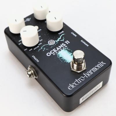 【中古】 ELECTRO-HARMONIX OCEANS 11 Reverb ギターエフェクター 本体画像 斜め
