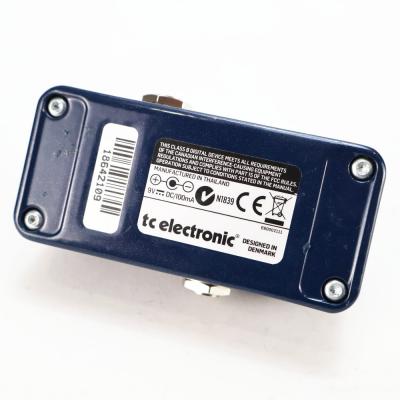【中古】 tc electronic SPECTRACOMP BASS COMPRESSOR コンプレッサー ベースエフェクター 本体画像 裏