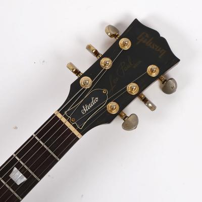 【中古】 エレキギター Gibson Les Paul Studio Wine Red Gold Hardware 2000年製 塗装傷みあり プレイヤーズコンディション ギブソン レスポールスタジオ ゴールドパーツ ヘッド