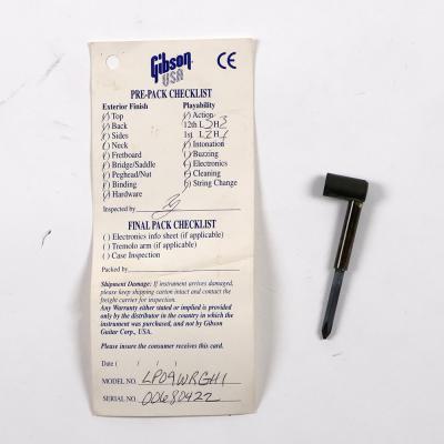 【中古】 エレキギター Gibson Les Paul Studio Wine Red Gold Hardware 2000年製 塗装傷みあり プレイヤーズコンディション ギブソン レスポールスタジオ ゴールドパーツ 付属品