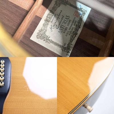 【中古】 アコースティックギター Asturias Herringbone Concert 2004年製 アストリアス ヘリンボーンコンサート 内部 傷