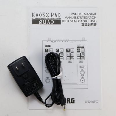 【中古】 ダイナミックエフェクトプロセッサー KORG KAOSS PAD QUAD KP-QUAD 付属品