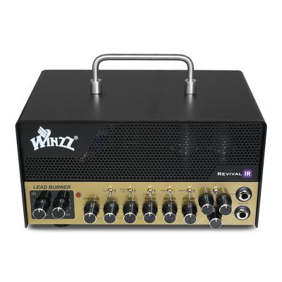 Winzz Guitars ウィンズギターズ Revival IR Lead Burner ギターアンプヘッド トップ斜めアングル画像