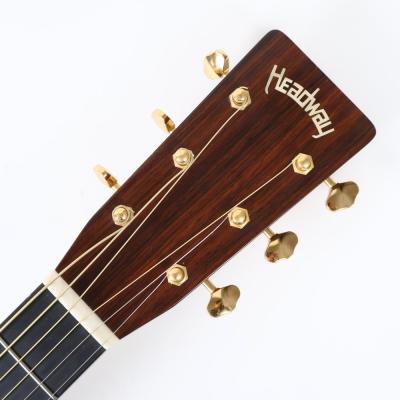 【中古】 アコースティックギター Headway HD-115 2010 Edition ヘッドウェイ ドレッドノート スプルーストップ ローズウッドバック&サイド 詳細画像