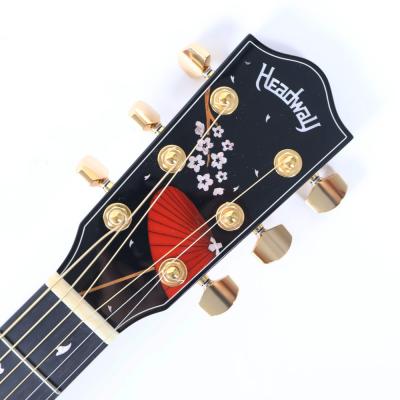 【中古】 アコースティックギター Headway HD-SAKURA’22 SF,S-ESU/ATB LSPGR(Light Sakura Pink Gradation) 2022年製 ヘッドウェイ 厳選されたシトカスプルース材 詳細画像