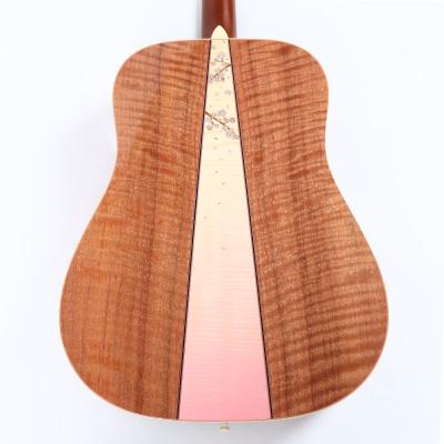 【中古】 アコースティックギター Headway HD-SAKURA’22 SF,S-ESU/ATB LSPGR(Light Sakura Pink Gradation) 2022年製 ヘッドウェイ 厳選されたシトカスプルース材 詳細画像