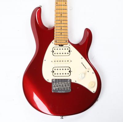 【中古】 Music Man ミュージックマン Silhouette HSH Candy Red Maple 2000年製 シルエット ハードテイル仕様 エレキギター 詳細画像