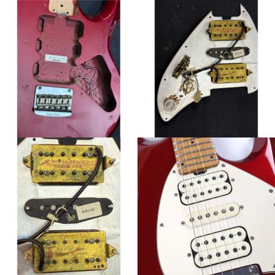 【中古】 Music Man ミュージックマン Silhouette HSH Candy Red Maple 2000年製 シルエット ハードテイル仕様 エレキギター 詳細画像