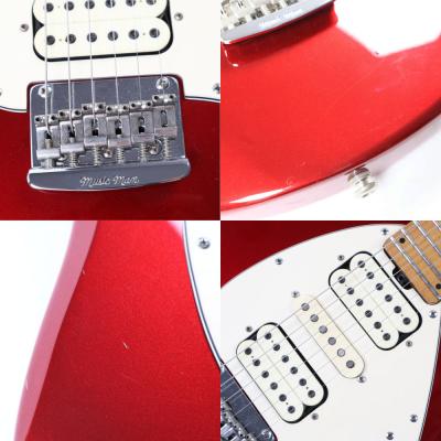 【中古】 Music Man ミュージックマン Silhouette HSH Candy Red Maple 2000年製 シルエット ハードテイル仕様 エレキギター 詳細画像