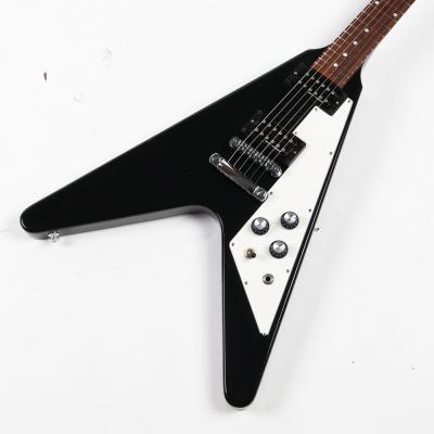 【中古】 エレキギター Gibson Flying V 2017 T with Dirty Fingers Ebony 2016年製 ギブソン フライングV ダーティーフィンガーピックアップ搭載 ボディトップ