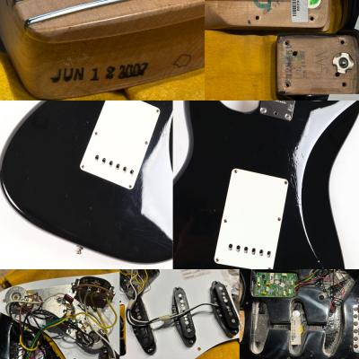 【中古】 エレキギター Fender Eric Clapton Stratocaster Maple Fingerboard Black 2007年製 Blackie フェンダー エリック・クラプトン ストラトキャスター Vintage Noiselessピックアップ搭載 ブラッキー 傷