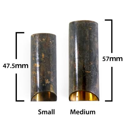 THE ROCK SLIDE ザロックスライド SMP-MB Aged Brass Swamp Slide Medium ブラス製 スライドバー サイズ比較画像1