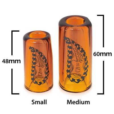 THE ROCK SLIDE ザロックスライド GRS-MA Amber Glass 25th Anniversary Medium ガラス製 スライドバー サイズ比較画像1