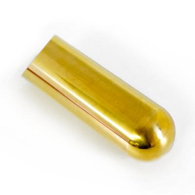 THE ROCK SLIDE ザロックスライド BTRS-MB Balltip Guitar Slide Brass Medium スライドバー 斜めアングル画像2