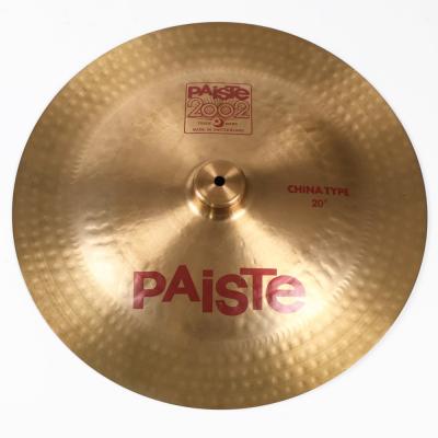 【中古】 チャイナシンバル パイステ PAISTE 2002 CHINA TYPE 20インチ 1980s ビンテージシンバル
