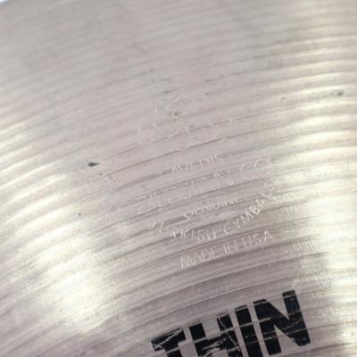 【中古】 クラッシュシンバル ジルジャン ZILDJIAN A Zildjian THIN CRASH 16インチ 刻印