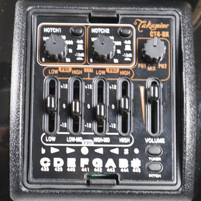【中古】 アコースティックギター Takamine DMP561C BL タカミネ エレアコ CTP-4DX (DMP)プリアンプ搭載 ハードケース付き プリアンプ