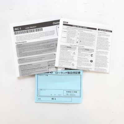 【中古】 ループステーション エフェクター BOSS RC-1 Loop Station ボス ギターエフェクター 詳細画像