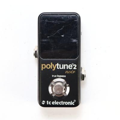【中古】 チューナー tc electronic PolyTune 2 mini noir ポリフォニックチューナー ポリチューンミニ ブラック ペダルチューナー