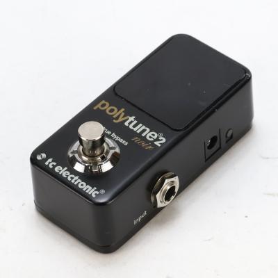 【中古】 チューナー tc electronic PolyTune 2 mini noir ポリフォニックチューナー ポリチューンミニ ブラック ペダルチューナー 詳細画像