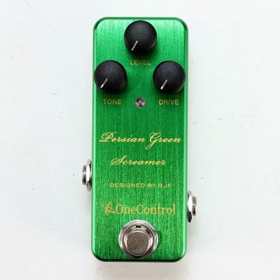 【中古】 One Control ワンコントロール Persian Green Screamer 旧デザイン オーバードライブ エフェクター 正面