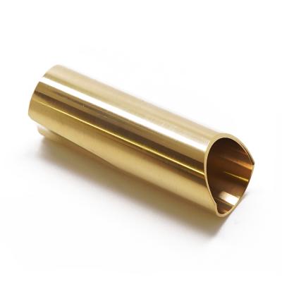 THE ROCK SLIDE ザロックスライド TRS-JLF Joey Landreth Signature Guitar Slide Polished Brass スライドバー 斜めアングル画像1