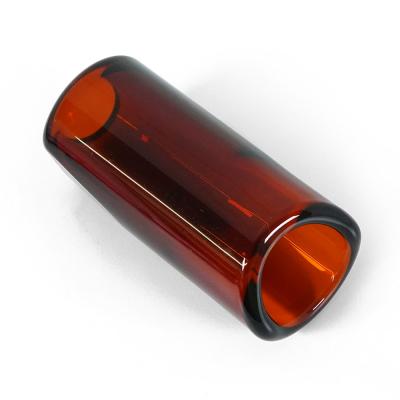 THE ROCK SLIDE ザロックスライド GRS-MA Moulded Glass Slide Amber Medium ガラス製 スライドバー 斜めアングル画像1