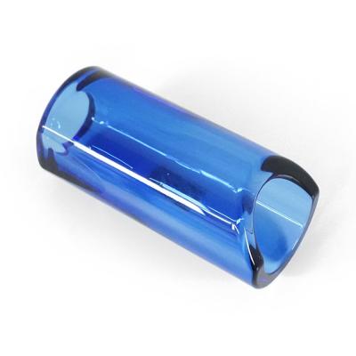 THE ROCK SLIDE ザロックスライド GRS-MS Moulded Glass Slide Sapphire Medium ガラス製 スライドバー 斜めアングル画像1