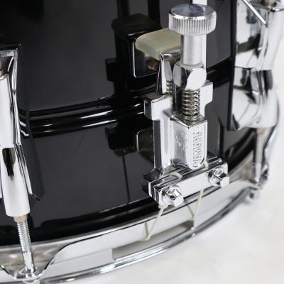 【中古】 スネアドラム ヤマハ YAMAHA SD2076B Seamless Black Steel Shell 14x6 Made in Japan 側面