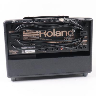 【中古】 アコギアンプ ローランド ROLAND AC-60 アコースティックギター用アンプ アコギアンプ 本体画像 裏