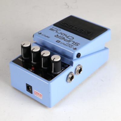 【中古】スーパーコーラス エフェクター BOSS CH-1 Super Chorus ギターエフェクター コーラス リア斜めアングル画像
