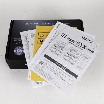 【中古】 ギターマルチエフェクター ZOOM G1X FOUR 付属品