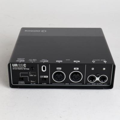 【中古】 オーディオインターフェイス Steinberg UR22C スタインバーグ USBオーディオインターフェース 背面