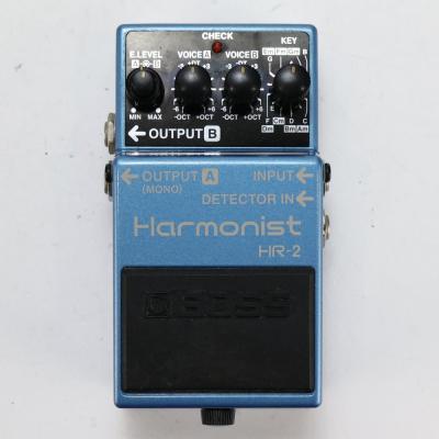 【中古】 ハーモ二スト エフェクター BOSS HR-2 Harmonist ギターエフェクター ピッチシフター 正面