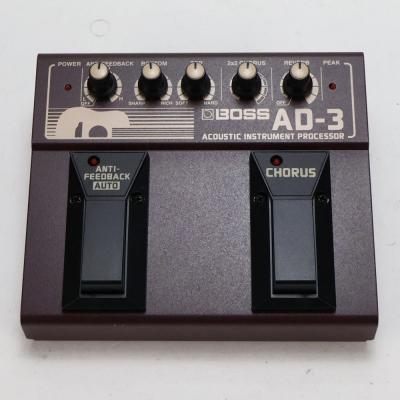 【中古】アコースティックプロセッサー BOSS AD-3 ACOUSTIC INSTRUMENT PROCESSOR ボス ギターエフェクター