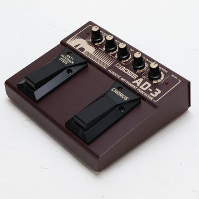 【中古】アコースティックプロセッサー BOSS AD-3 ACOUSTIC INSTRUMENT PROCESSOR ボス ギターエフェクター 全体