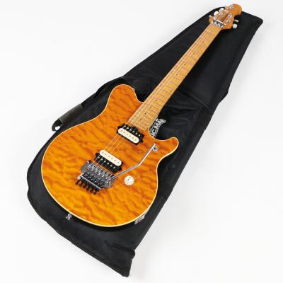 【中古】 エレキギター MUSIC MAN AXIS EX Trans Gold ナイストップ 日本製 ミュージックマン アクシスEX EVHモデルと同じスイッチ位置