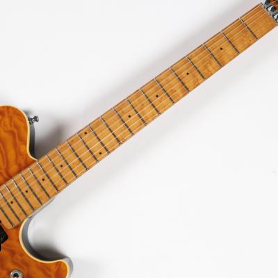 【中古】 エレキギター MUSIC MAN AXIS EX Trans Gold ナイストップ 日本製 ミュージックマン アクシスEX EVHモデルと同じスイッチ位置 指板